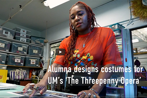 Alumna designs costumes for UM’s ‘The Threepenny Opera'